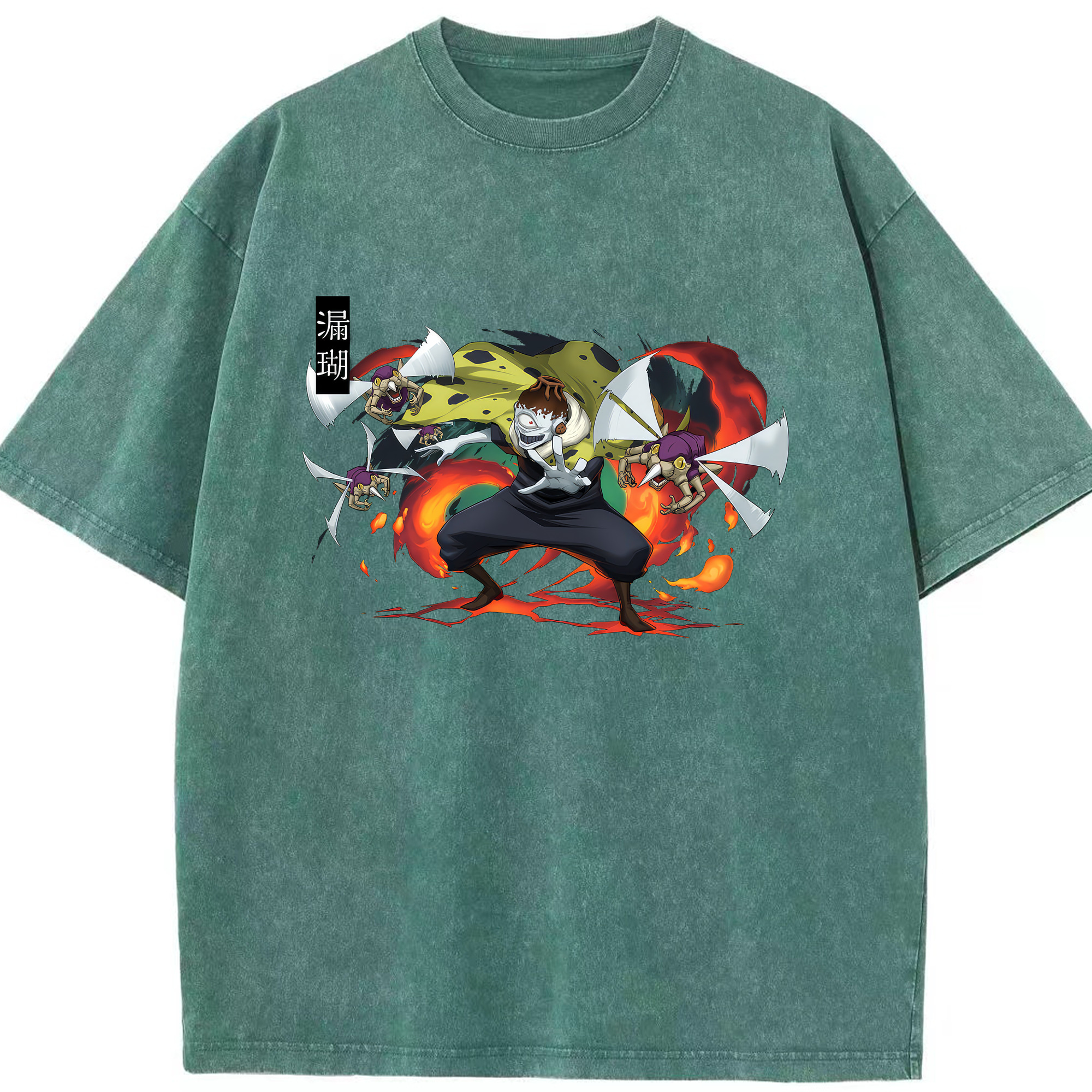 （画像用） 呪術廻戦 Jujutsu Kaisen 綿100% ヴィンテージ風 半袖Tシャツ（フロントプリント）